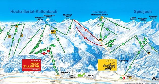 Skigebiet Hochzillertal Fügen Spieljoch