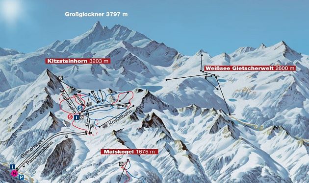 Gletscherskigebiet Kitzsteinhorn