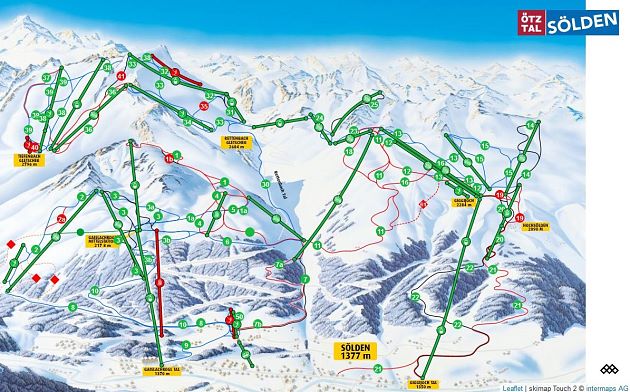 Skigebiet Ötztaler Gletscher