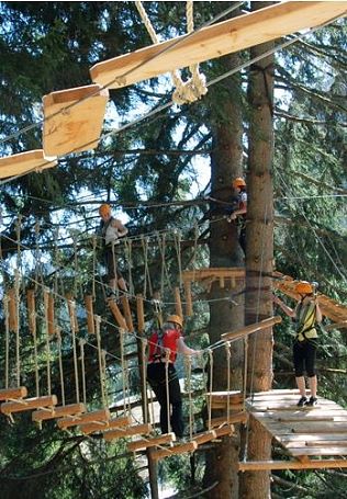 Kletterwald bei Nesselwängle