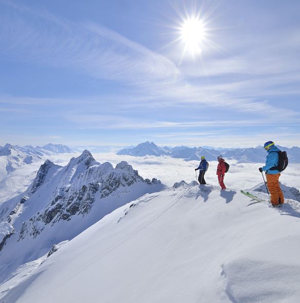 Arlberg im Winter