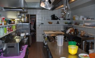 Tirol Stubaital Telfes Gruppenunterkunft Küche